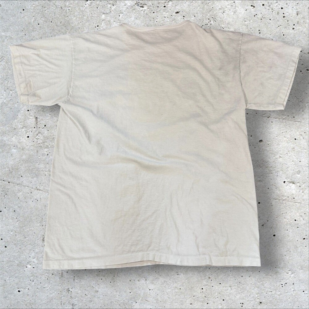 Vintage 90s Beach Bound Sun Graphic Pocket Tee Shirt Made In USA Single Stitch - Picture 2 of 9